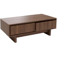 MCW Couchtisch Braun, Holz, 120x40x60 cm, Wohnzimmer, Wohnzimmertische, Couchtische