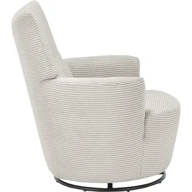 Set One by Musterring Relaxsessel "SO 1450", beige (cream gct 11), B:80cm H:96cm T:88cm, Luxus-Microfaser (Chenille)100% Polyester, SET ONE BY MUSTERRING, Sessel, Relaxsessel, mit Dreh- und Wippfunktion, wahlweise mit Hocker erhältlich
