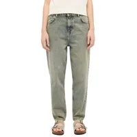 Mustang Mom-Jeans Damen Style Charlotte Tapered blau|braun 32