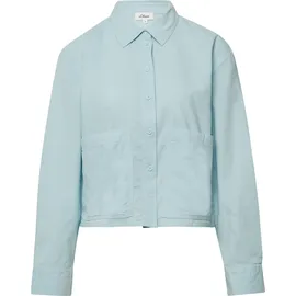 s.Oliver Verkürzte Feincord-Bluse mit aufgesetzten Taschen - 36