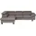Home Affaire Ecksofa HOME AFFAIRE "Pilot L-Form", braun (elephant), B:266cm H:73cm T:108cm, 100% Polyester; Feinstruktur 75000 Scheurtouren; Struktur 35000 Scheuertouren, Mikrofaser 40000 Scheuertouren, Sofas, Ecksofa, mit Kopfteilverstellung, wahlweise mit