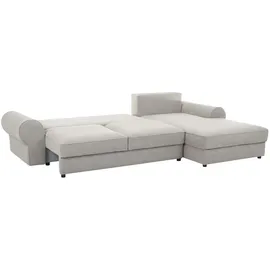 Sofa.de Ecksofa mit Schlaffunktion Ibbie ¦ beige ¦ Maße (cm): B: 320 H: 90 T: 186.0