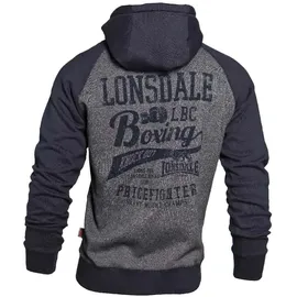 Lonsdale Slough Reißverschlusspullover - Navy - S