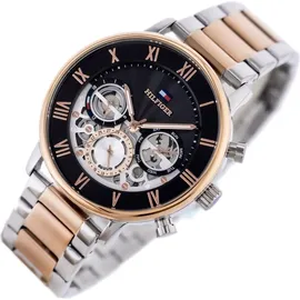 Tommy Hilfiger Legend 1710570 Herrenuhr - Silber/Schwarz