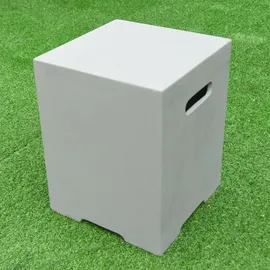 ELEMENTI Abdeckung für 5 kg Gasflasche 40 x 40 x 51 cm Beton Grau