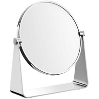 Zack Kosmetikspiegel Tarvis (Vergrößerung: 3-fach, Durchmesser: 17,5 cm, Silber, Glänzend)