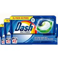 Dash All-in-1-Pods – Waschpads – weißer als weiß – Vorteilspack mit 4 x 42 Waschgängen
