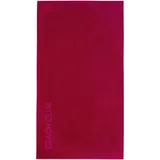 VOSSEN Beach Club Strandtuch 100 x 180 cm cranberry