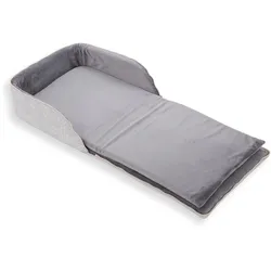 Kikkaboo tragbares Babybett 2 in 1 Rucksack Matratze verstellbare Gurte faltbar grau