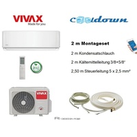 VIVAX R Design 24000 BTU + 2 m Montageset WIFI Ready 7 KW Split Klimaanlage A++