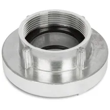 Eberth 2" Festkupplung mit IG Storz C, Schlauchkupplung in 2 Zoll, Durchmesser Innengewinde 59mm, Hochdruckkupplung, Feuerwehrkupplung, Storz 52-C