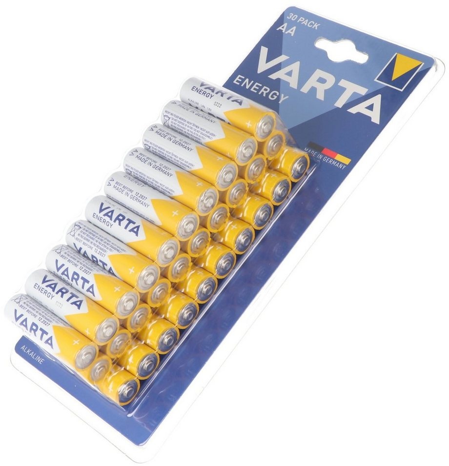 Produktbild VARTA Varta Energy Batterie Alkaline, Mignon, AA, LR06, 1.5V 30er Pack Batterie, (1,5 V)