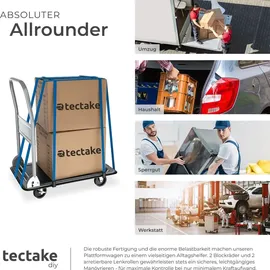 Tectake tectake® Plattformwagen Ladefläche 73 x 47 cm