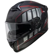 IXS iXS422 FG 2.1 Matt Schwarz/Grau/Rot L