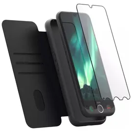 Doro Aurora A30 6 GB RAM 128 GB Graphit inkl. Schutzglas + Wallet Case