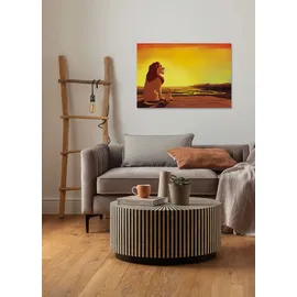 KOMAR Keilrahmenbild - Disney The Lion King Your Kingdom - Größe: 90 x 60 cm - Leinwandbild, Kinderzimmer