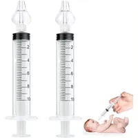 Vicloon Baby Nasendusche,2PCS Nasenspüler für Babys,10ml Wiederverwendbare Nasenreiniger,Tragbares Säuglings-Nasenreinigungsspülgerät, Nasenspüler