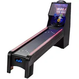 Vevor 9 Fuß Roll und Score klassischer Arcade-Spieltisch, Indoor-Spielset mit elektronischer LED-Punkteanzeige, automatischer Ballrückgabe für Hausparty Vier Bälle