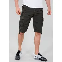 Alpha Industries Jet Cargo Shorts Greyblack 32