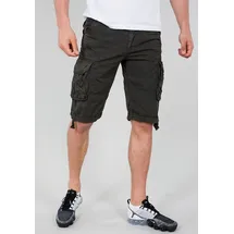 Alpha Industries Jet Cargo Shorts Greyblack 32