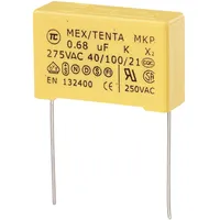 TRU Components MKP-X2 1 St. MKP-X2-Funkentstör-Kondensator radial bedrahtet μF 275 V/AC 10 % -
