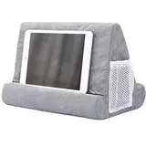 Soft Pillow für iPads, Ständer Tablet Halterung für Zuhause Tablet Ständer Büro Handy Halter kompatibel (Gray)