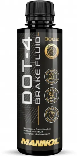 Mannol 3002 Bremsflüssigkeit DOT-4 Brake Fluid 250 ml