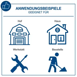SCHEPPACH Seilzug Stahl 12 m blau