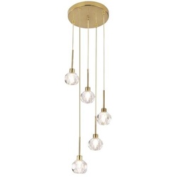Rabalux 5396 Hängeleuchte Kassia 5x5W | G9 | IP20 - gold