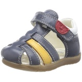 GEOX B MACCHIA Boy Sandal, Navy/DK Yellow, 23 EU