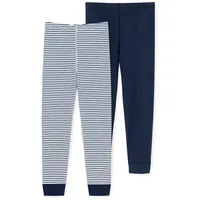 SCHIESSER Lange Unterhose, (2er-Pack), mit weichem Softbund, Gr. 128, sortiert 4, , 44866443-128