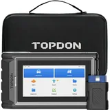Topdon OBD2 Diagnosegerät AD800BT 2,Alle Systemdiagnosen &28 Servicefunktionen,obd2 diagnosegerät für alle Fahrzeuge, Lebenslange kostenlose Upgrades, FCA/CAN-FD-Unterstützung