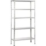 SCHULTE Regalwelt Schulte Steck-Grundregal 190 cm x 100 cm x 40 cm Verzinkt