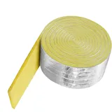 Rohrisolierung | 10,0 Meter Feuerfester Schutz,Isolierband - Für Industrie Warmwasserverteilung Heizung Lüftung Luft Winter Außen Dachboden Haus Dach Wand Keller Ofen