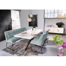 GUTMANN FACTORY Couch Polyester 2-Sitzer Blau