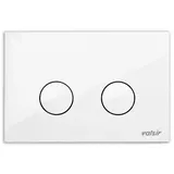 Valsir - Betätigungsplatte Mandy Drückerplatte Rund Mechanisch Weiß