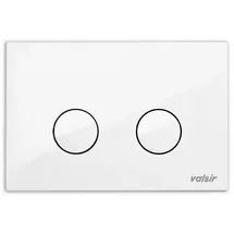 Valsir - Betätigungsplatte Mandy Drückerplatte Rund Mechanisch Weiß