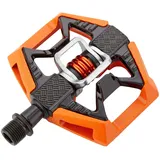 Crankbrothers Double Shot 2 Pedale orange-schwarz / orange Feder