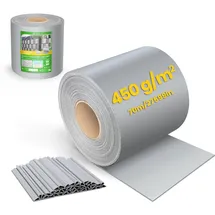 VOUNOT Sichtschutzstreifen 70 x 19 cm Hellgrau PVC 40 St.