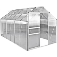 Premium Aluminium Gewächshaus Midi 6 Treibhaus, Pflanzhaus, Tomatenhaus, Frühbee