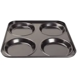 Vogue antihaftbeschichtete Yorkshire-Pudding-Formen 4 Formen