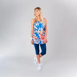 Aluna Tech Tank - green/berry XL