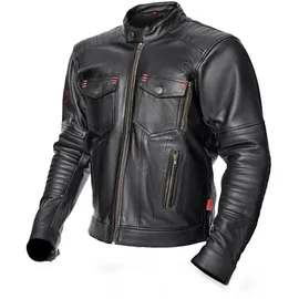 ADRENALINE BOSTON Lederjacke Schwarz 2XS