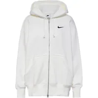 Nike Phoenix Kapuzenjacke Damen in sail-black, Größe L - weiß