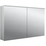 EMCO pure 2 Design LED-Lichtspiegelschrank 120cm, mit Lichtsegel, 2 Türen 979705405