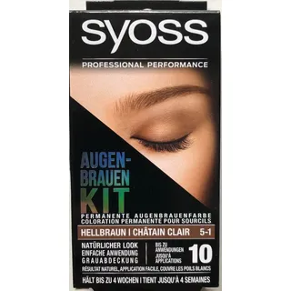 Augenbrauen-Kit permanente Augenbrauenfarbe Coloration 17 ml Braun