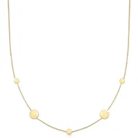 Elli Halskette Damen Plättchen Anhänger Filigran in 925 Sterling Silber Vergoldet