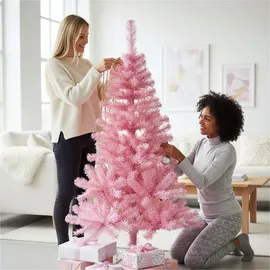Gravidus Pinker Weihnachtsbaum 150 cm mit Metallständer 440 Spitzen