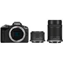 Canon EOS R50 schwarz + RF-S 18-45 mm + RF-S 55-210 mm