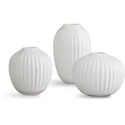 Kähler Design - Hammershøi Vase Miniatur, weiß (3er-Set)